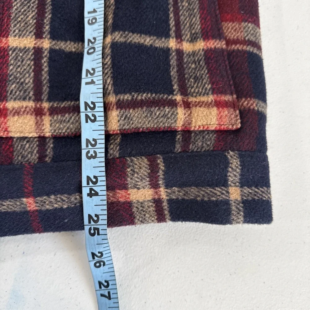 Banana Republic Jacket Men S Plaid Sherpa Collar‎ Button Up Cabincore